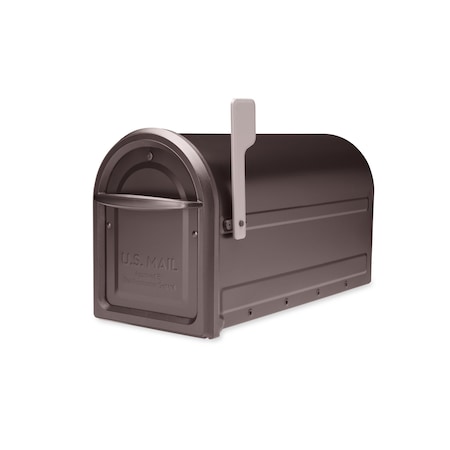 Architectural Mailboxes Mailbox, Rubbed Bronze, Post Mount, Large 7900-2RZ-CG-10